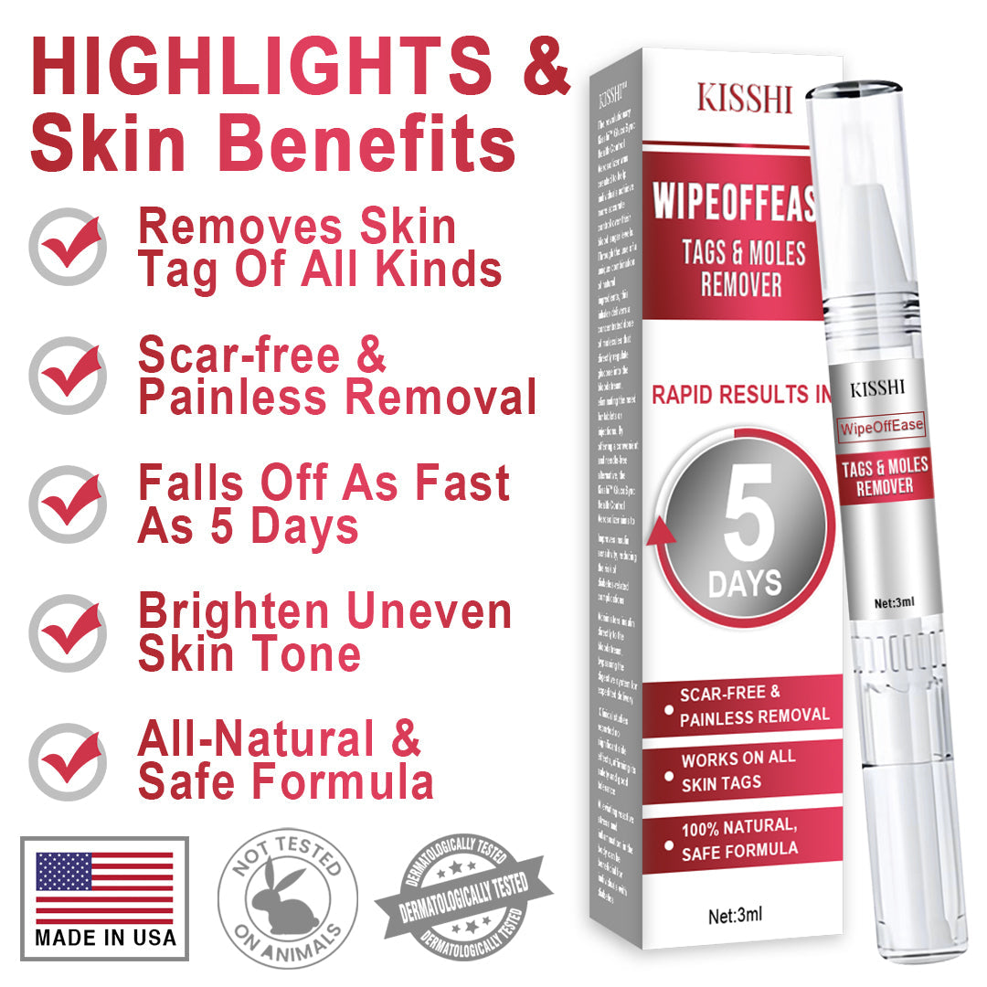 ✨KISSHI™ WipeOffEase Tags & Moles Remover ✨