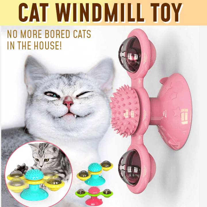 Cat Windmill Toy