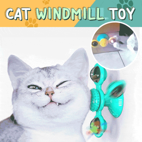 Cat Windmill Toy
