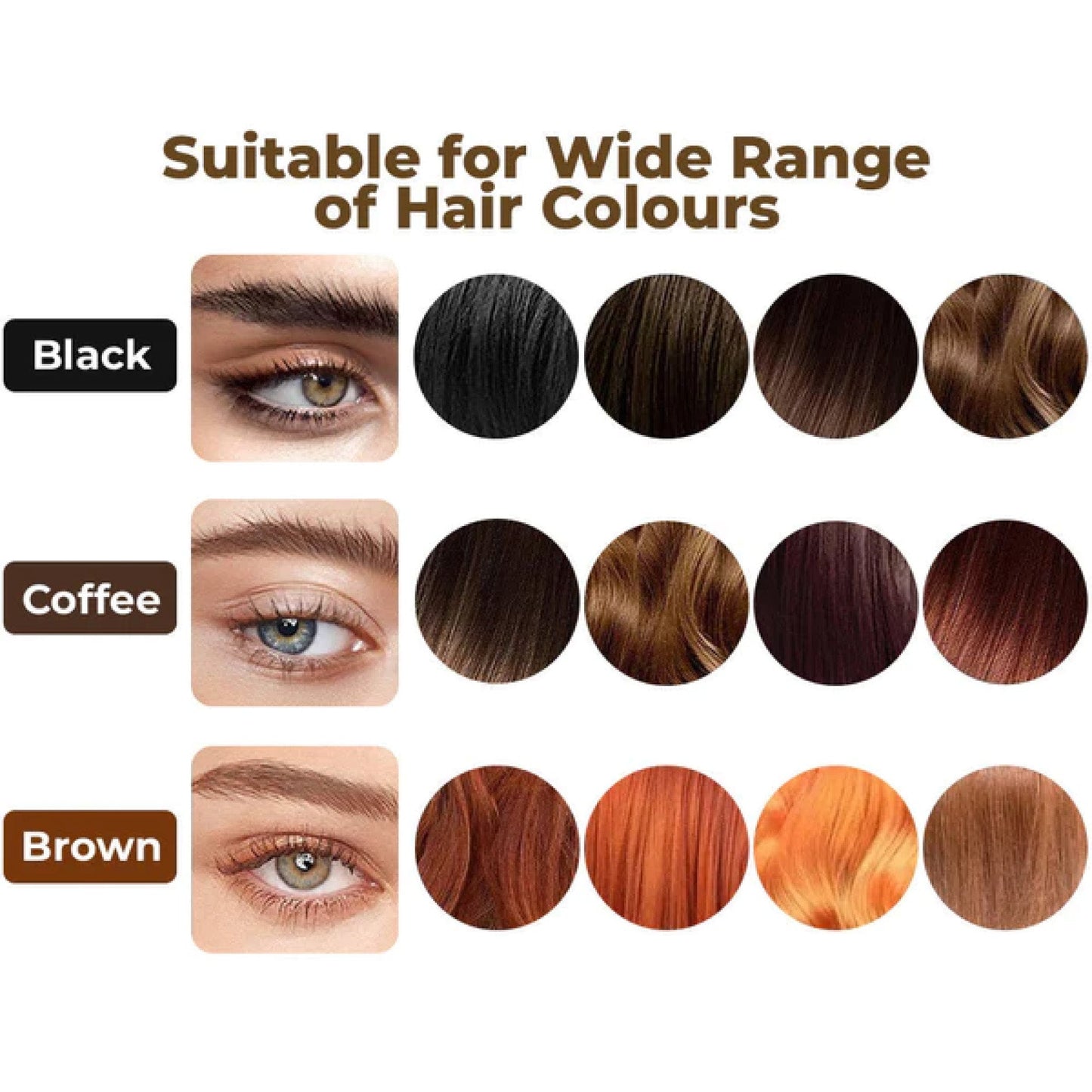 KISSHI™ BrowBliss Semi-permanentes Augenbrauen-Tönungsset